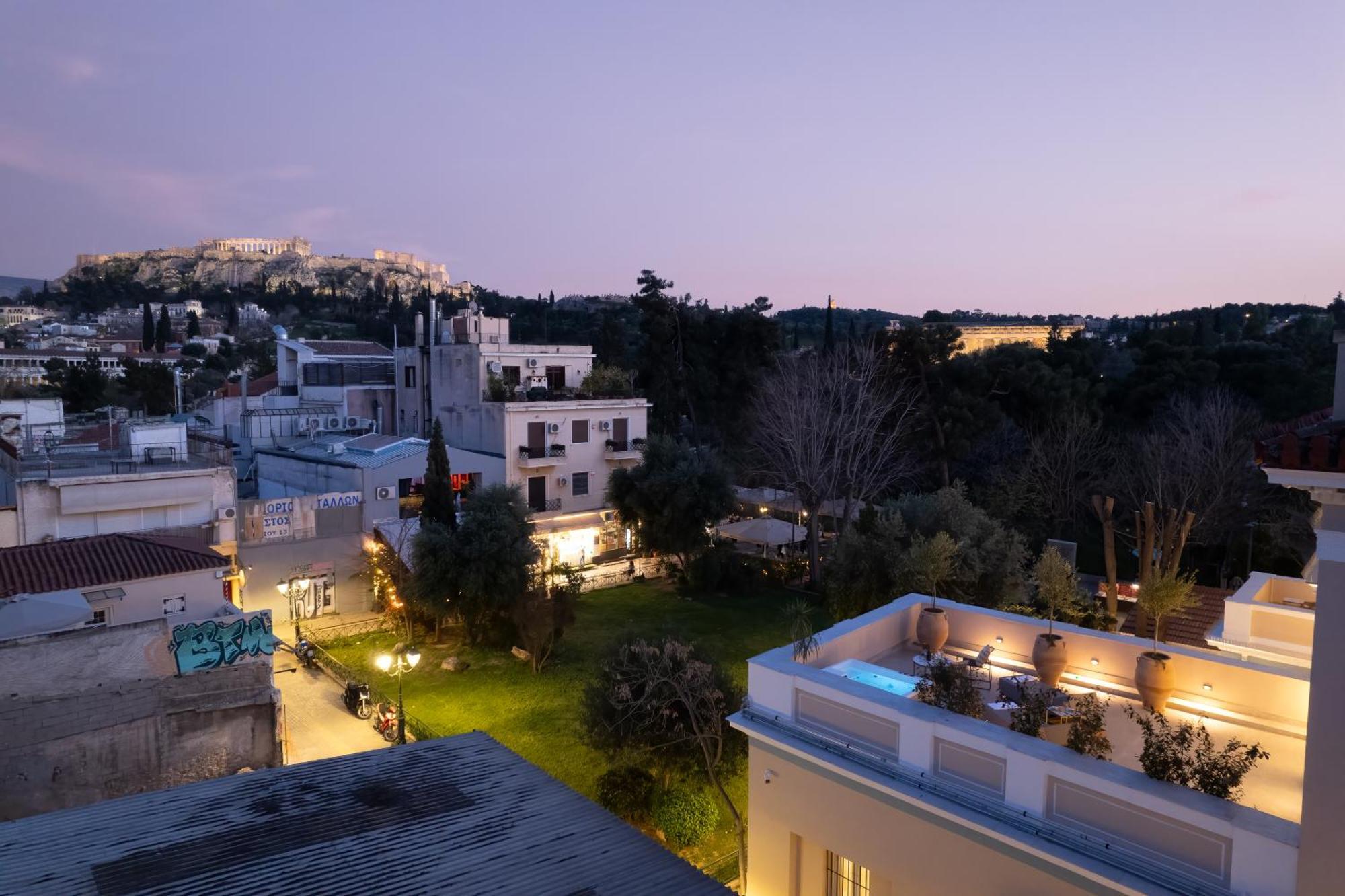 La Divina Aparthotel Athene Buitenkant foto